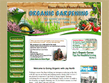 Tablet Screenshot of goingorganic.com